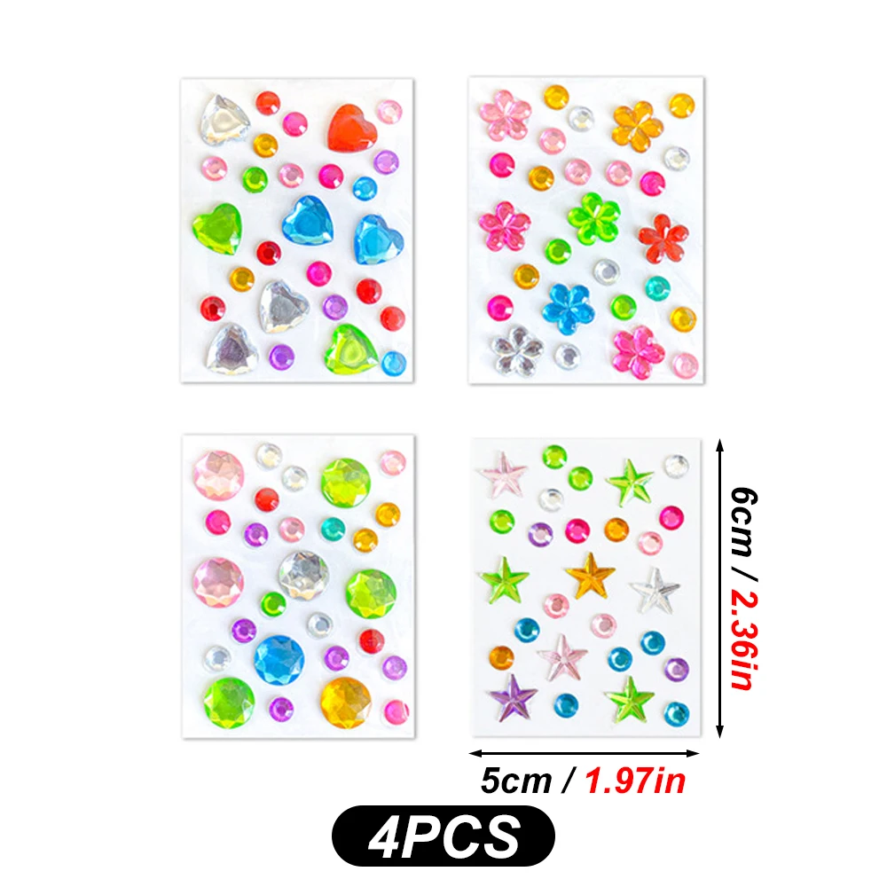 Gemstone Pet Hair Stickers 2