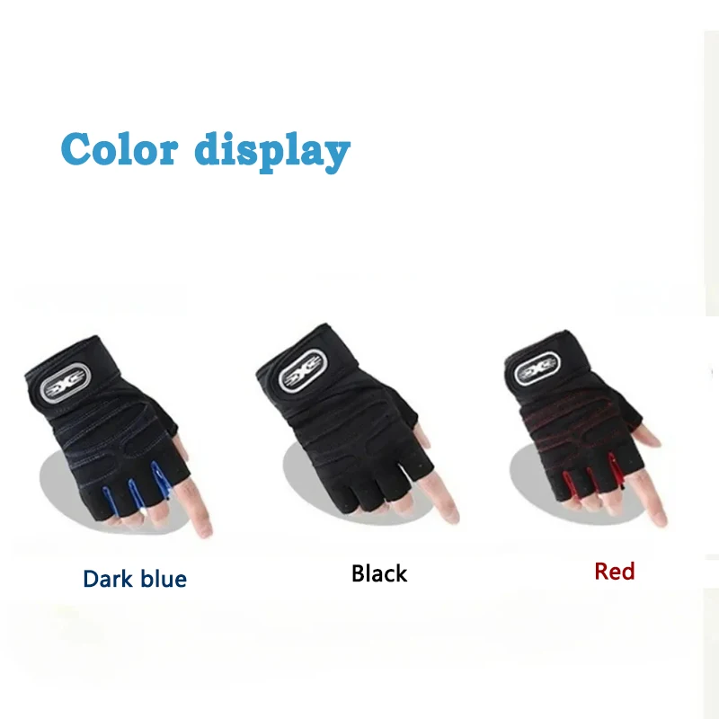 Men's and Women's Outdoor Cycling Hiking Shock Resistant Gloves Fitness Weightlifting Anti Slip Wrist Protection Gloves