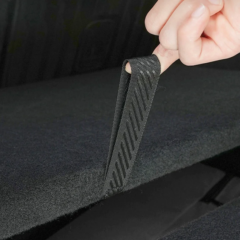 Heckklappen-Zugriemen für Tesla Model Y 2021-2026 Juniper Launch Zugseil Öffnungsgriff Organizer Auto-Zubehör – Detail 1
