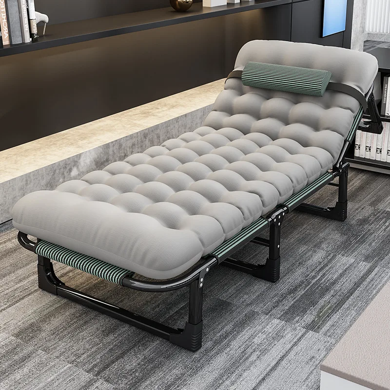 Folding bed, single person office, multifunctional marching small bed, workstation, nap lounge chair, simple accompanying bed
