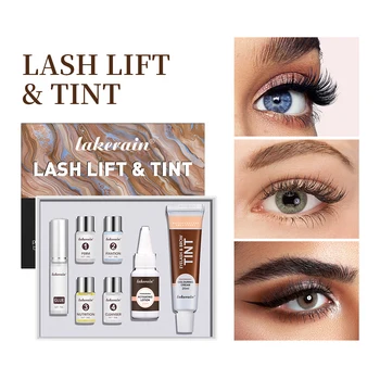 Lash Lift and Tint Kit Semi-permanent Brow Professional Brow Lamination Eyelash Lifting Perming Lashes Dye Eyelash Eyebrow Makeu 1