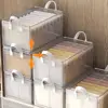 PVC Underwear Bra Storage Box Multifunction Large Capacity House Clothes Storage Containers Foldable Separation 2