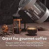 Vianté Hot Tea Maker Electric Glass Kettle with tea infuser and temperature control.Automatic Shut off.Brewing Programs for your 5