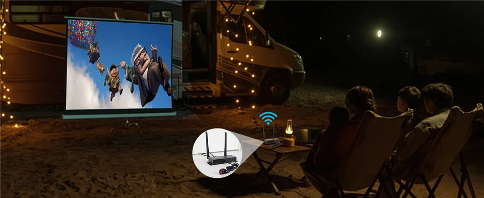 4K Wireless HDMI Video Transmitter and Receiver 5G 200M 1080P HDMI KVM Extender