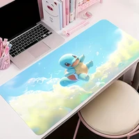 New Mouse Pad Larger P-pokemon Squirtle XXL 90x40 Speed Mini Pc Computer Keyboard Pads Desk Mat Gaming Accessories Home Mousepad 2