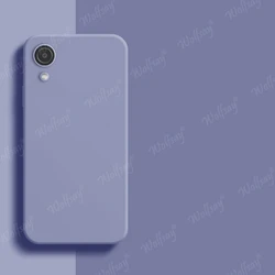 Silicone Soft Rubber Protector Case - Plain Design for M22 (Lavender Grey)