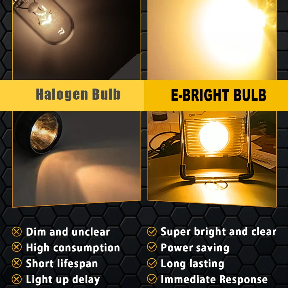 LED Flashlight Replacement Bulb 18V 12V 19.2V 6-24V 3W PR2 P13.5S LED Conversion Kit Compatible Ryobi Milwaukee Craftsman Light led flashlight bulb
