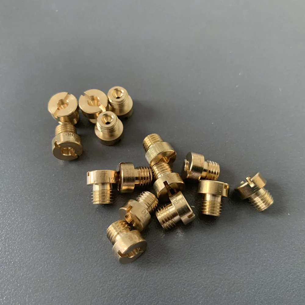 15x Auto M6 Vergaser Wichtigsten Jet Düse 60-130 Für 12mm-17,5mm Dellorto  Mikuni Reparatur Teile vergaser Wichtigsten Jet Injektoren Düse - AliExpress