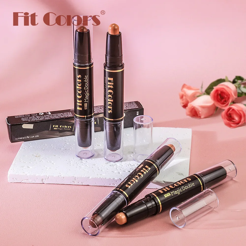 Fit Colors Double Sided Concealer Stick Natural Long Lasting Hold Makeup Easy To Apply Multi-functional Contour Stick Cosmetics - Image 4