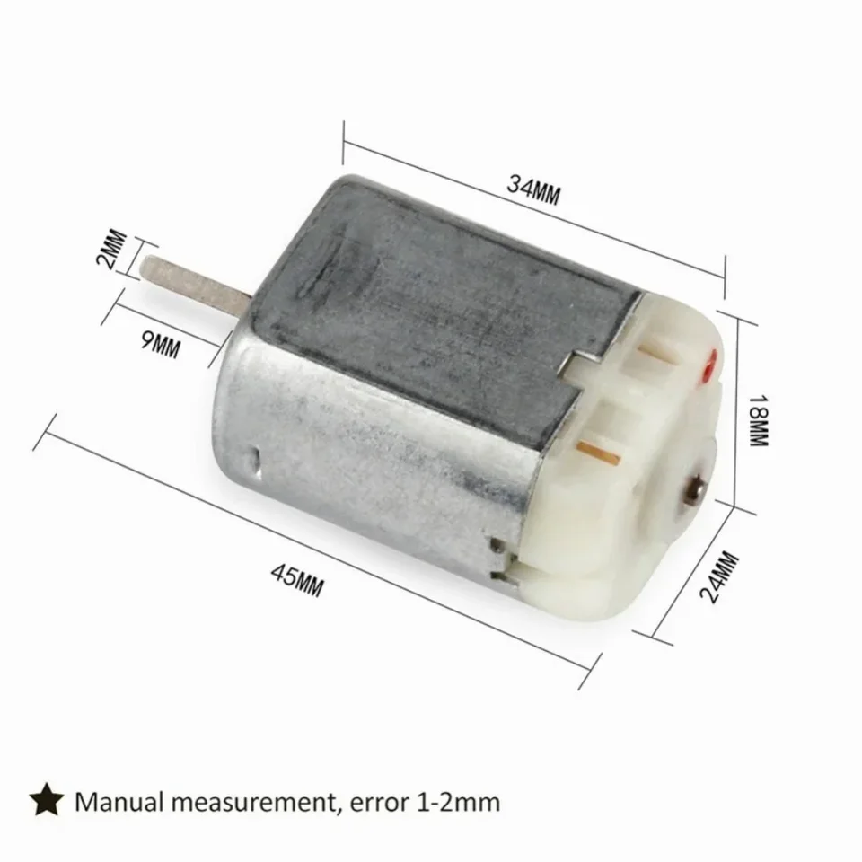 FC-280PC-22125 Car Door Lock Actuator Motor – 12V DC, Round Or D-Flat Shaft, 10mm-20mm Fit 8 thumbnail image