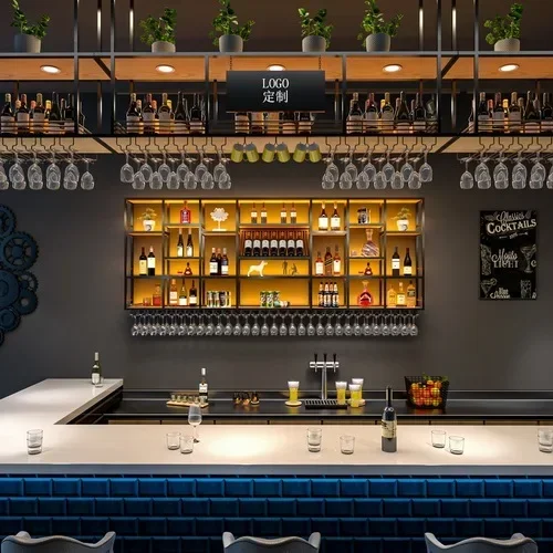 Vetrina Per Liquori Ad Angolo Per Bevande Bancone Da Bar Scaffale Da Parete Per Cava Cantina Portabottiglie Vetrina Mobili Weinregal