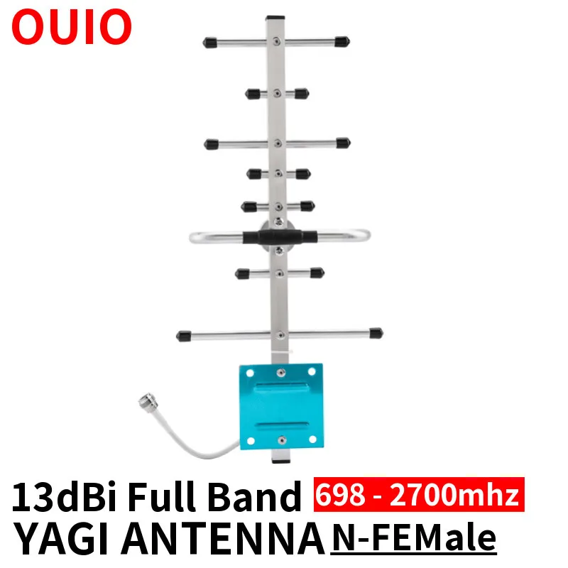 Antenna signal booster 4g antenna lte antenna OUIO Yagi antenna 13dbi for cellular amplifier LTE 4g enhance gsm 2g 3g 4g network mobile signal repeater antenna 698-2700mhz