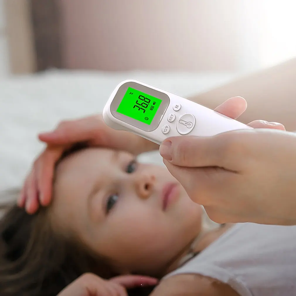 FTW01 Digital Thermometer Infrared Fever Medical Household Infant Adult Non-contact Laser Body Temperature Ear