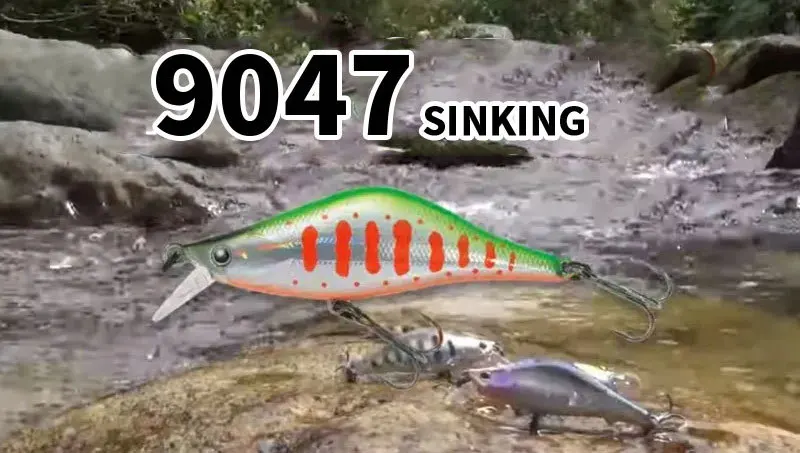 Description Picture 6 of item55Mm 4.7g Fishing Lure Hardcore LG Heavy Minnow Wobbler Sinking Jerkbait Swimbait Artificial Hard Bait Trout Bait Bass Bait