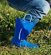 Shevalues Neue Regenstiefel für Jungen und Mädchen, wasserdichte, rutschfeste Kleinkind-Regenstiefel mit einfach zu verwendenden Griffen, niedliche rutschfeste Komfortstiefel – Detail 14