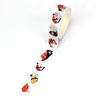NEW 1PC 10M Decor Kawaii Sushi Cats Doodle Cartoon Washi Tape for Craft Journaling Adhesive Masking Tape Cute Stationery 1