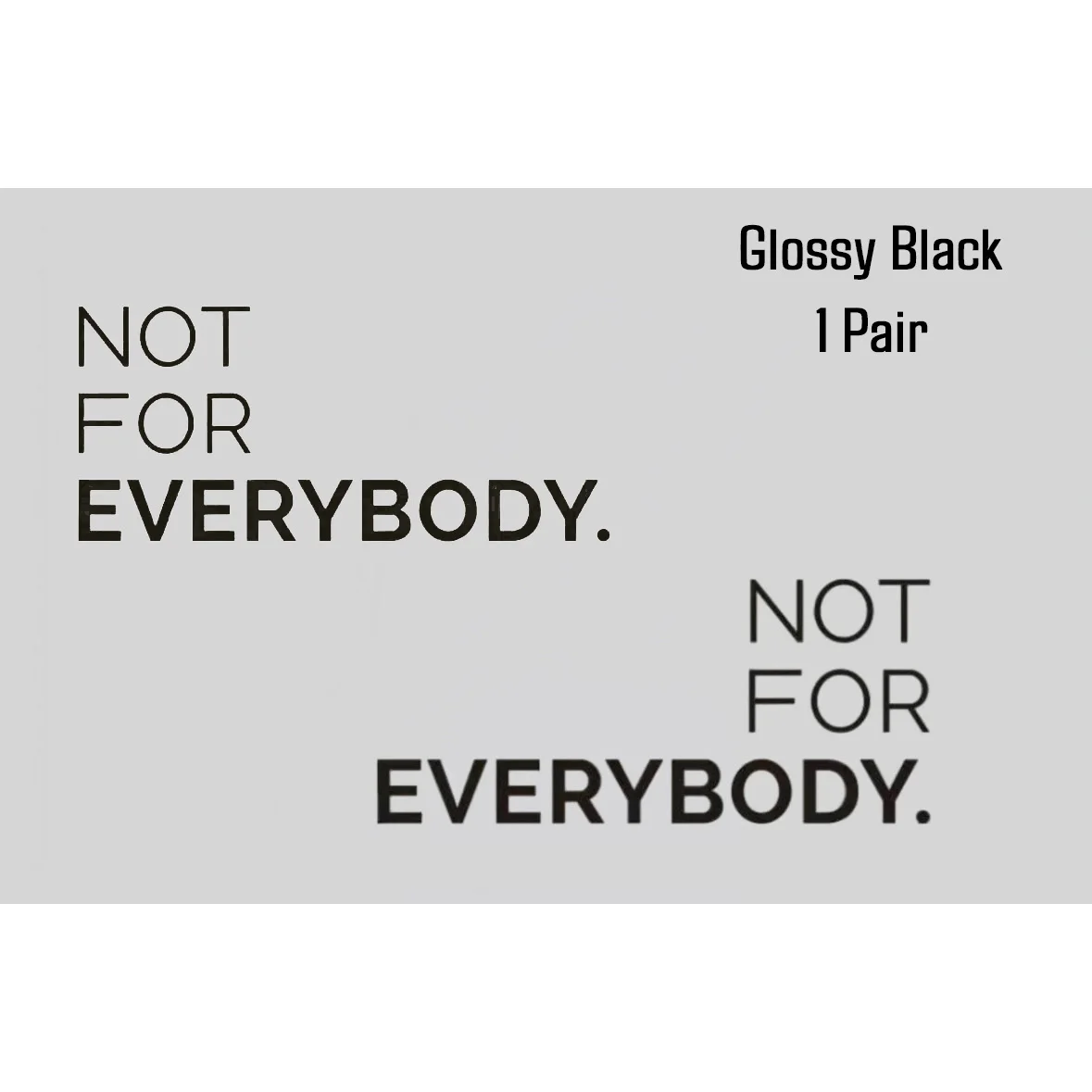 Black Full Pair