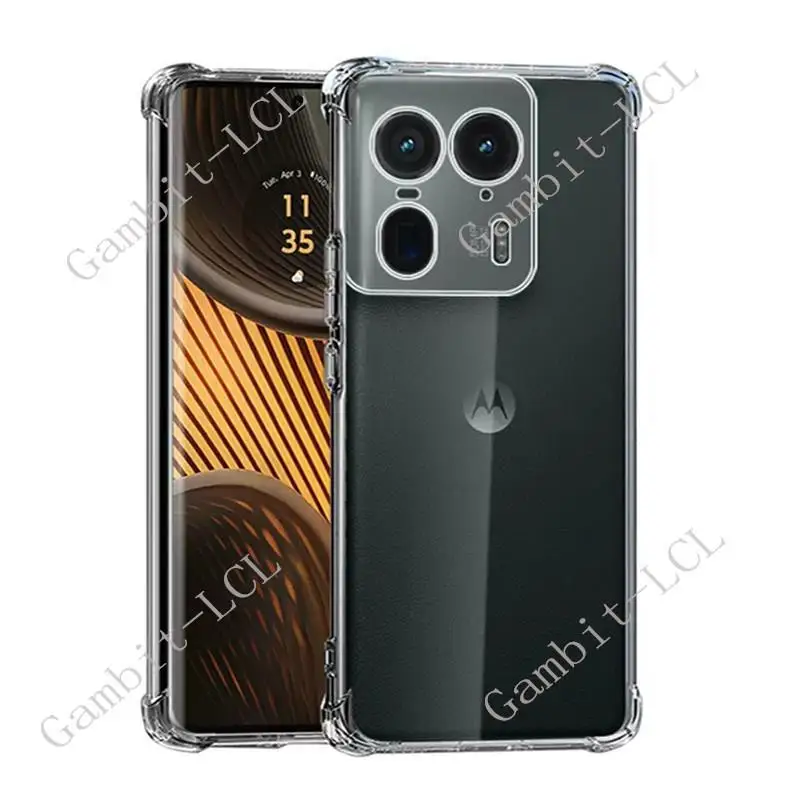 Durable Anti-Fall Shockproof Soft Silicone TPU Back Cover for Motorola Edge 50 Ultra