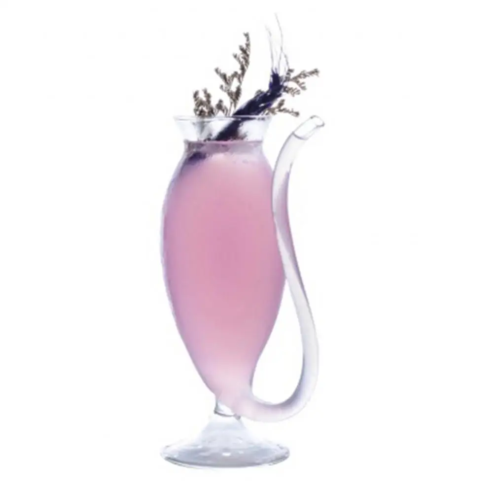 Glass Straw Cup Cup Wine Whiskey Heat Resistant Sucking Juice Milk Drinking Tube Straw Cup