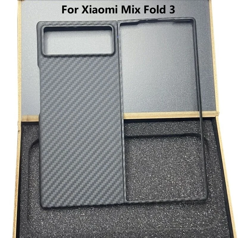 Sleek Matte Carbon Fiber Pattern Shockproof Phone Cover