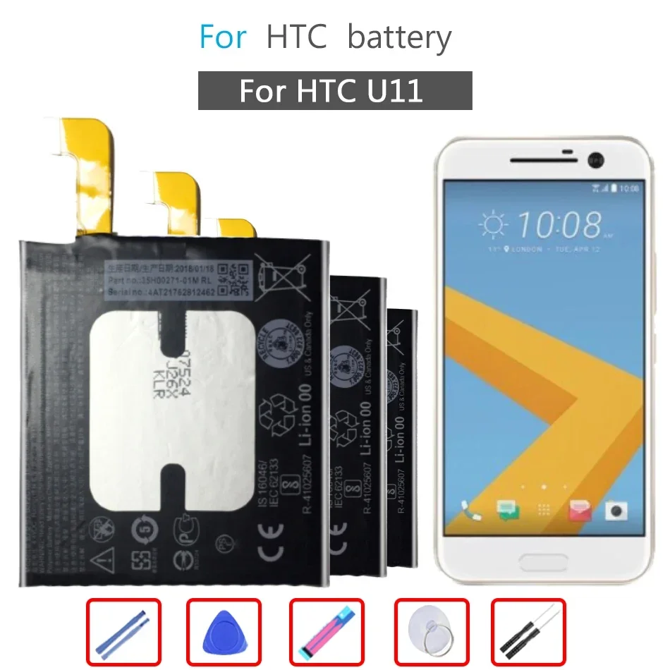 Batteria 3000Mah Per Strumenti Regalo Htc U-3U U11