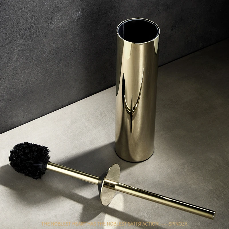 Golden Toilet Brush Holder Wall Mount Stainless Steel Bathroom Cleaning Tools Toilet Brushes For Bathroom Organization WB8708 bathroom accessories,toilet brush holder