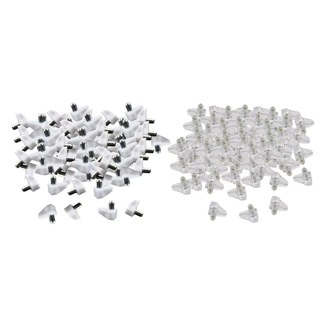 100 Pieces Shelf Pins Replacement Seperator Shelves Support