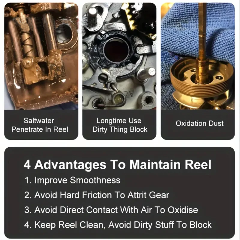 Fishing Wheel Lubricating Oil Gear Oil Drip Wheel Spinning Drum Line Liquid Fish Maintenance Lubricating fishing gear lubricant