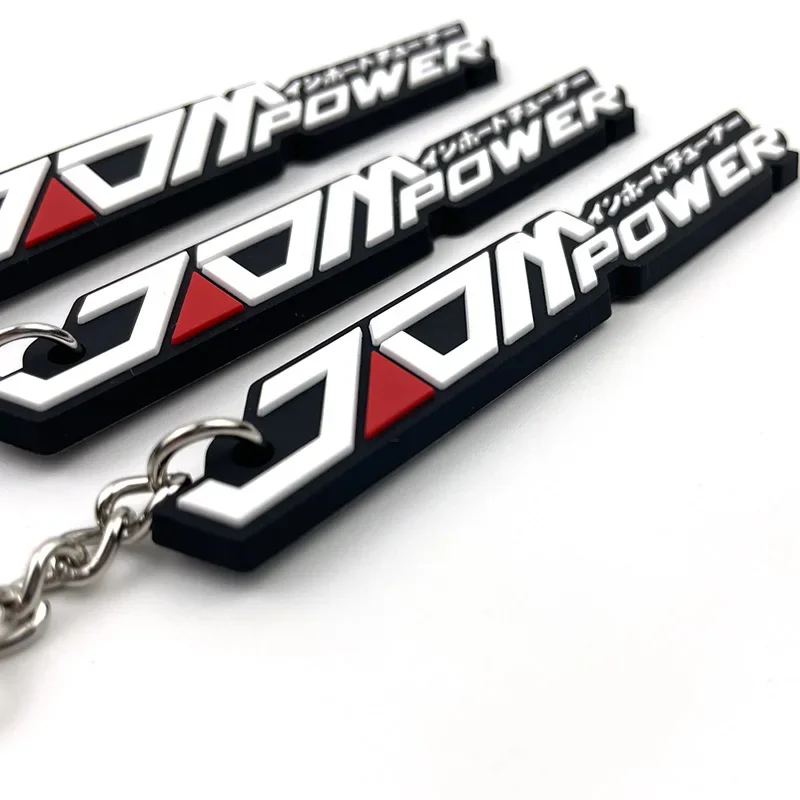JDM POWER Keyring Tags JDM OSAKA KANJO Japanese Style Keytags 3D