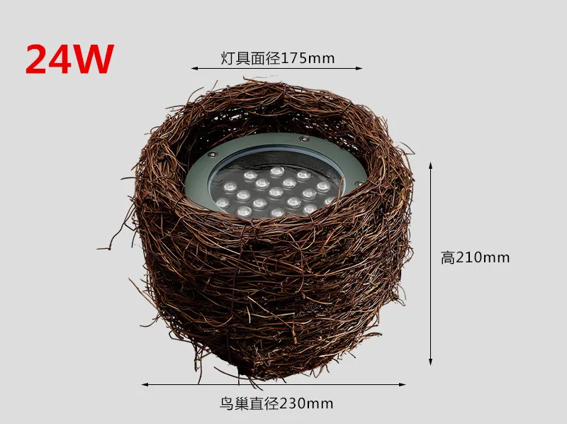thumbnail image 1 of Luces de árbol para paisaje, luz para casa de pájaros, foco para exteriores, resistente al agua, lámpara para árbol, decoración de jardín, patio, 6 W, 9 W, 12 W, 18 W, 24 W, 36 W, 1 of 5