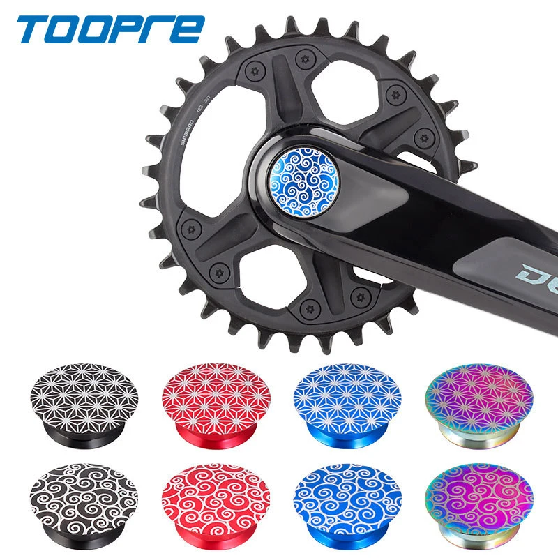 

New MTB Bike Crank Dust Cover Bolt Bicycle Bottom Bracket Dustproof Waterproof Cover Screw Crankset Aluminum CNC Axis BB Cap