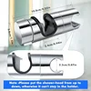 1pc Universal Shower Head Holder Adjustable 18~25mm ABS Chrome Shower Rail Holder Bathroom Accessories Shower Mounting Brackets 2