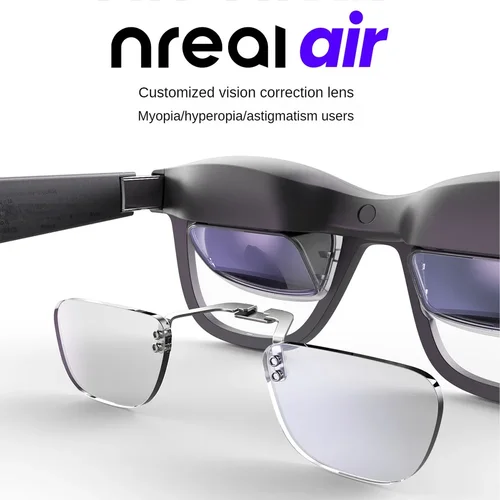Nreal Air 1/2 근시 렌즈, 맞춤형 도 스마트 AR 안경, 비구면 송진, 방사선 방지, 블루 안경 처방 렌즈 2