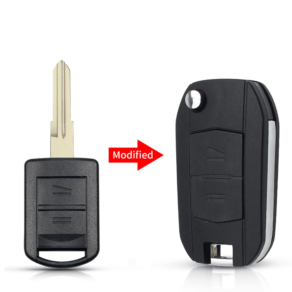 2 Button Remote Key Shell Case Blade For Vauxhall Opel Corsa Agila Meriva A10 