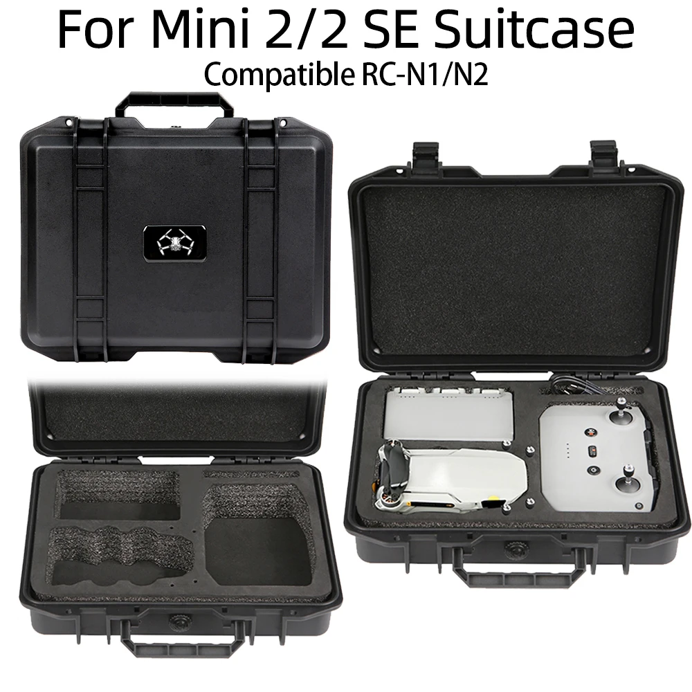 Étui étanche rigide pour DJI Mini 2/Mini 2 SE - Coque de protection antichoc