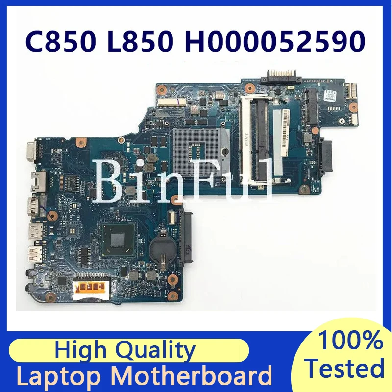 Toshiba Satellite C850 Motherboard Mainboard For Toshiba Satellite C850  L850 H000052590 HM76 DDR3 Laptop Motherboard 100% Full Tested Working Well 