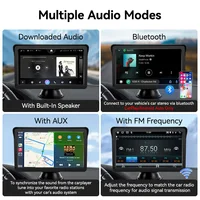 VENBES 7 "autoradio Carplay et Android Auto Portable Mirrorlink écran tactile caméra de recul AUX USB type-c 5