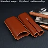 Portable Cigar Case for Man-made Leather Cigar Holder, 2 Tube, Mini Box, Humidor, Smoking Accessory, 52 Ring 4