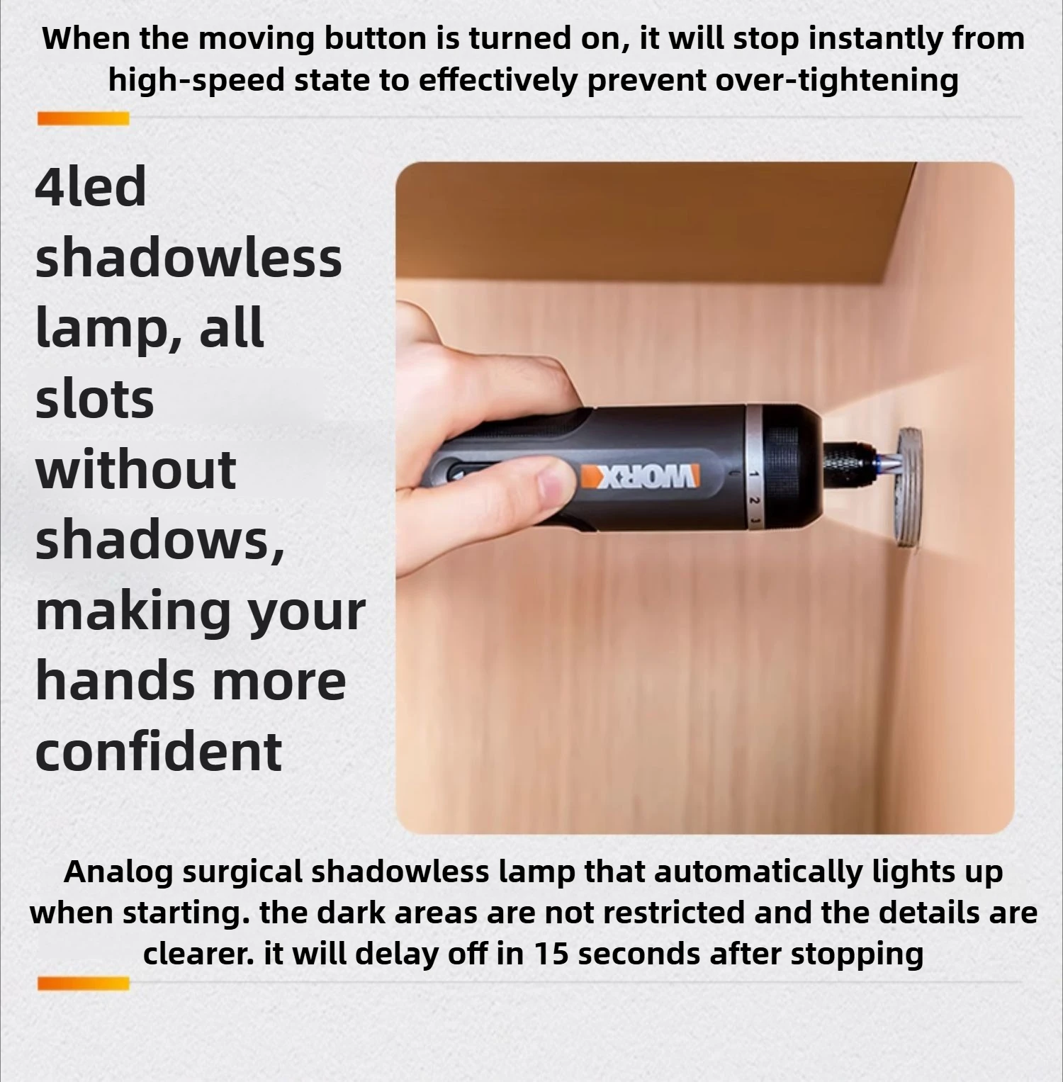 Șurubelniță electrică fără fir WORX 4V