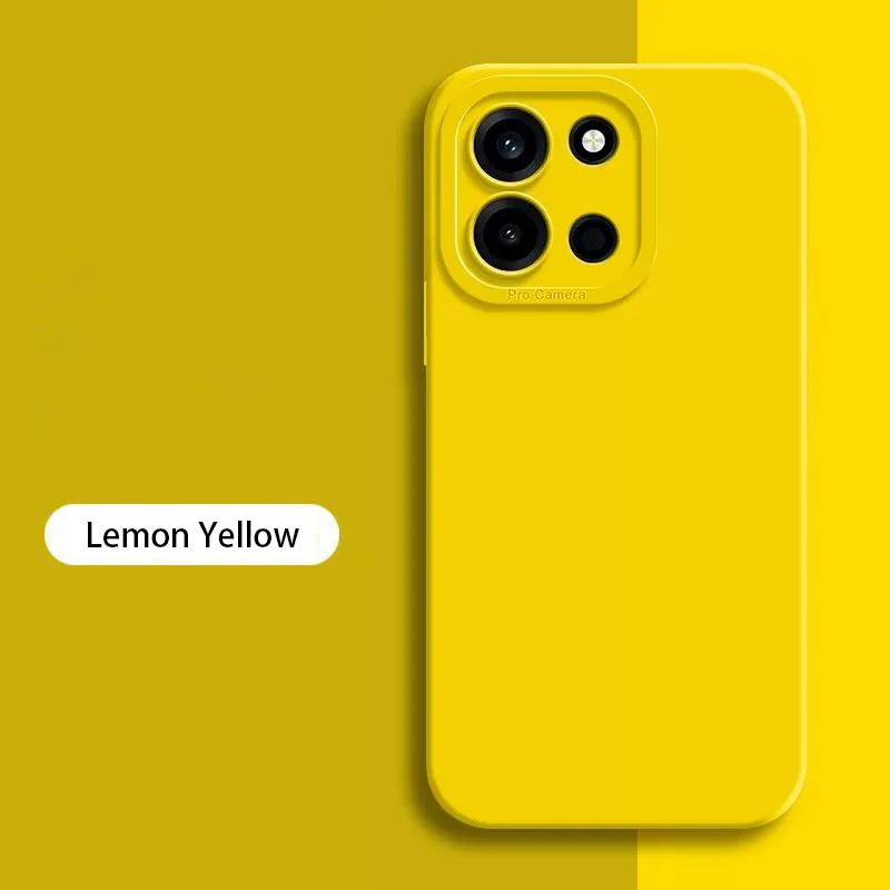 Premium Matte Solid Color Soft Silicone Phone Case - Durable and Stylish Back Cover