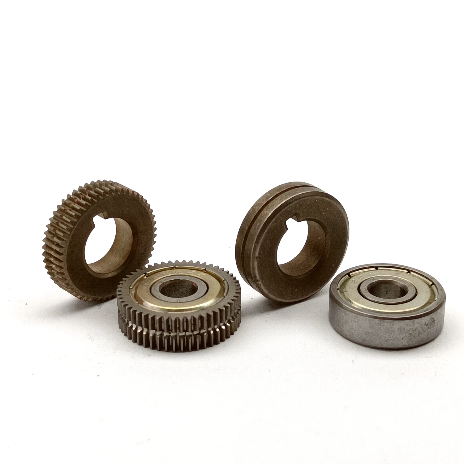 Plain Teethed Drive Roller Wheel 1 Pair Fit NBC200 NBC 200 NBC-200A Spool Gun Mig Welding Torch