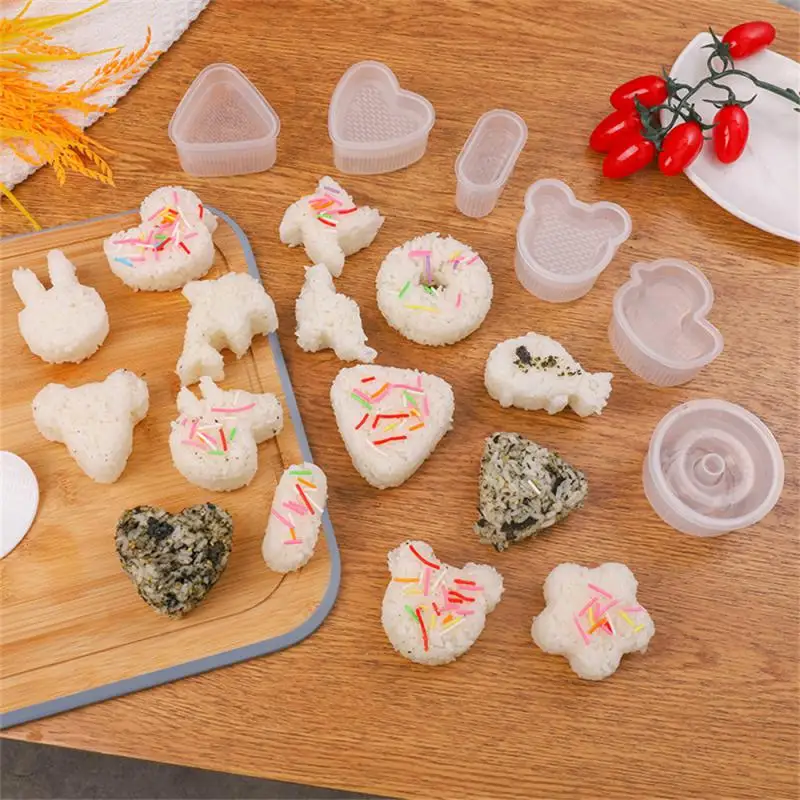 

Rice Ball Mold Donut Round Non-Stick Sushi Maker Easy Rice Ball Press Mold tools Children's Bento Set Kitchen Accessory