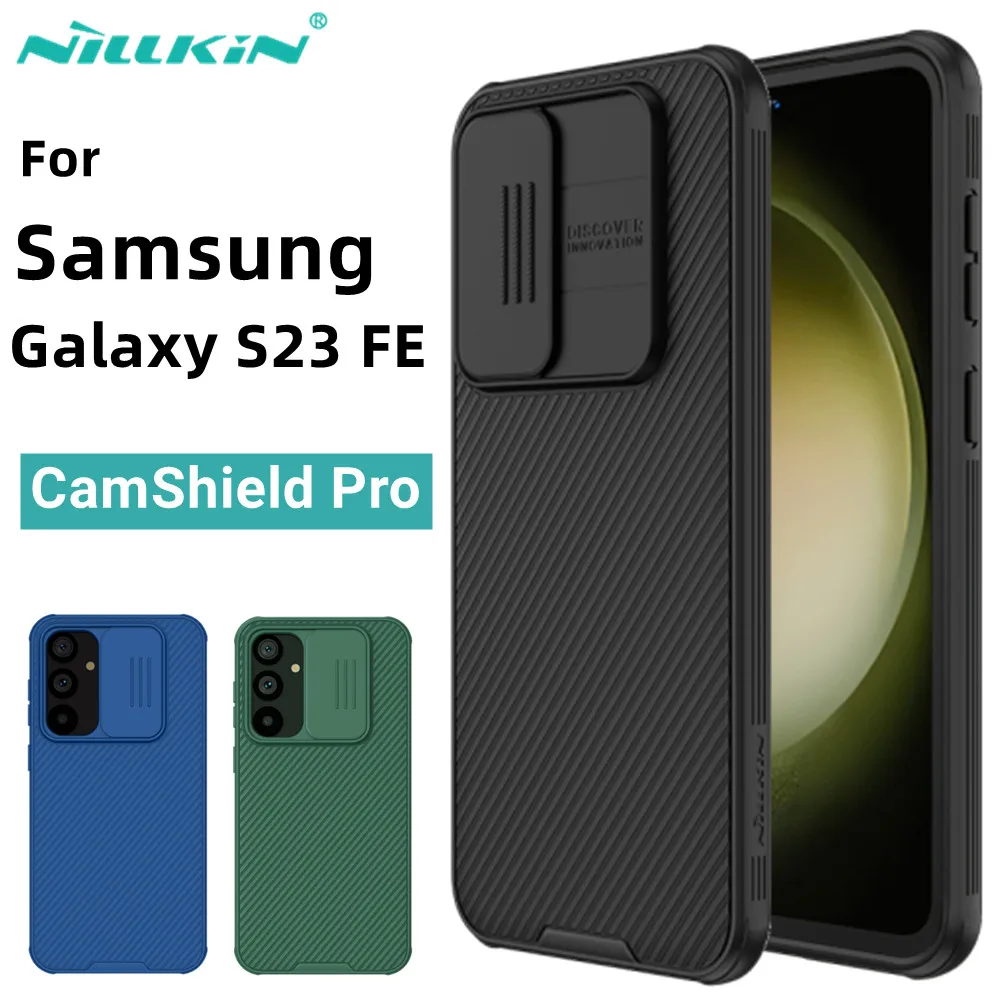 

For Samsung Galaxy S23 FE Case Nillkin CamShield Pro Slide Lens Camera Protection Back Cover For Samsung S23 FE Anti-skid Case