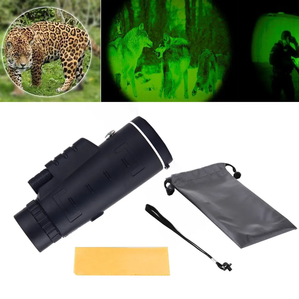 40X60 Outdoor Hand Held Binoculars Optics with Night Vision BAK4 Prism High Power Waterproof Durable Travel Accessories |