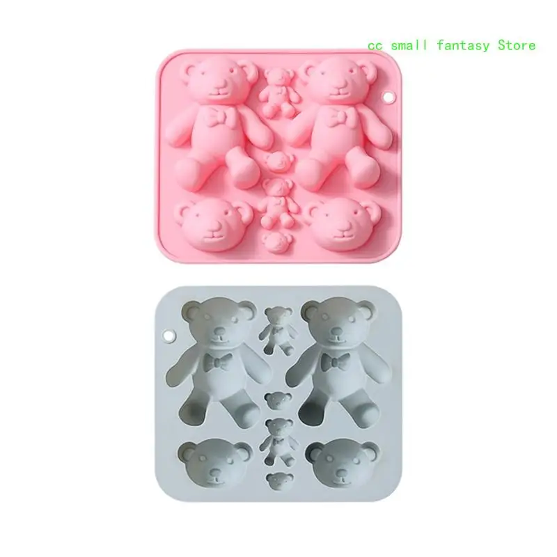 

R3MA DIY 3D Resin Mould for Handmade Soap Bear Cake Decorating Tools Kid Gift Stable and Durable for Chocolate
