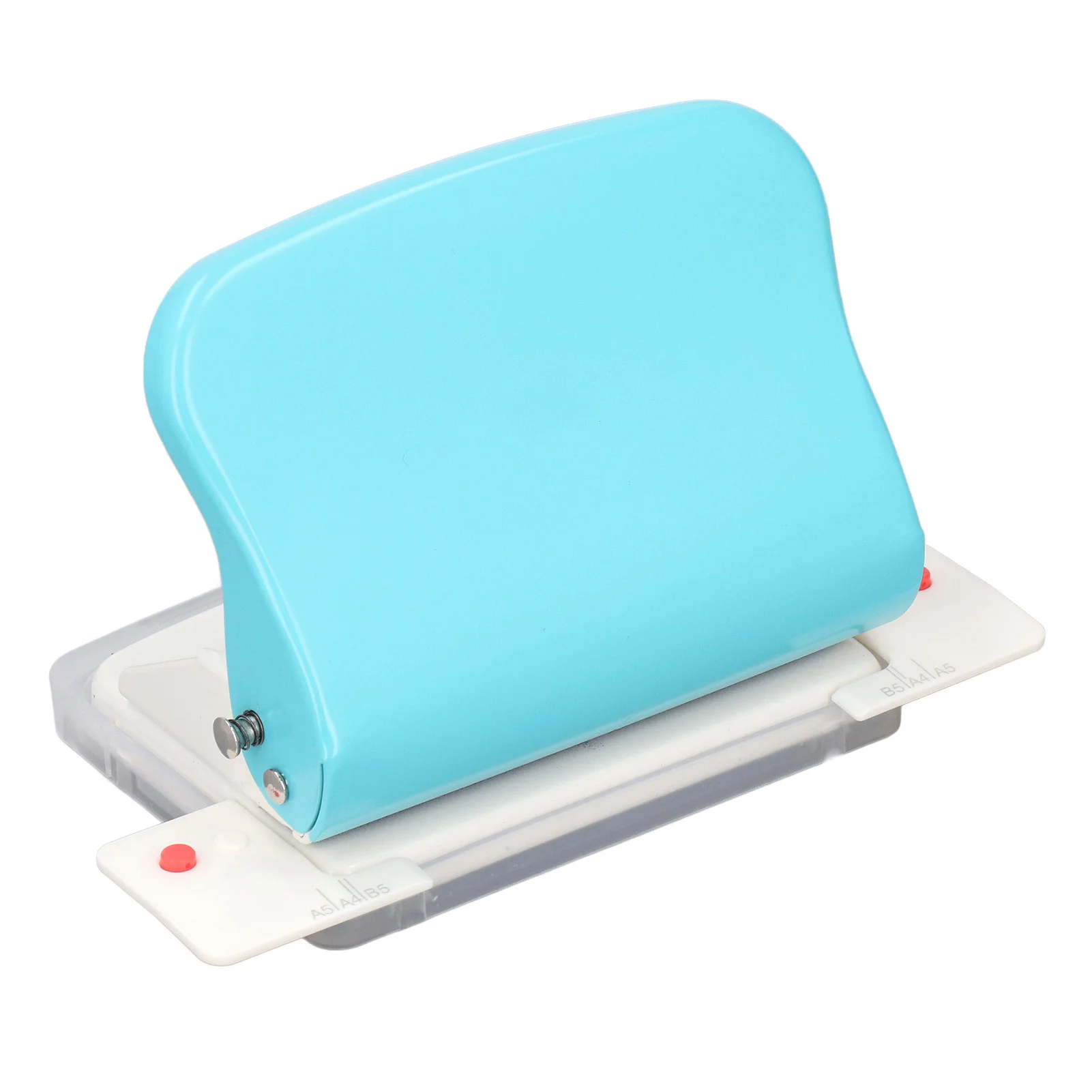 종이 나선형 기계 핸드 헬드 미끄럼 방지 정확한 펀칭 DIY 느슨한 잎 종이 구멍 펀처 학교 A4