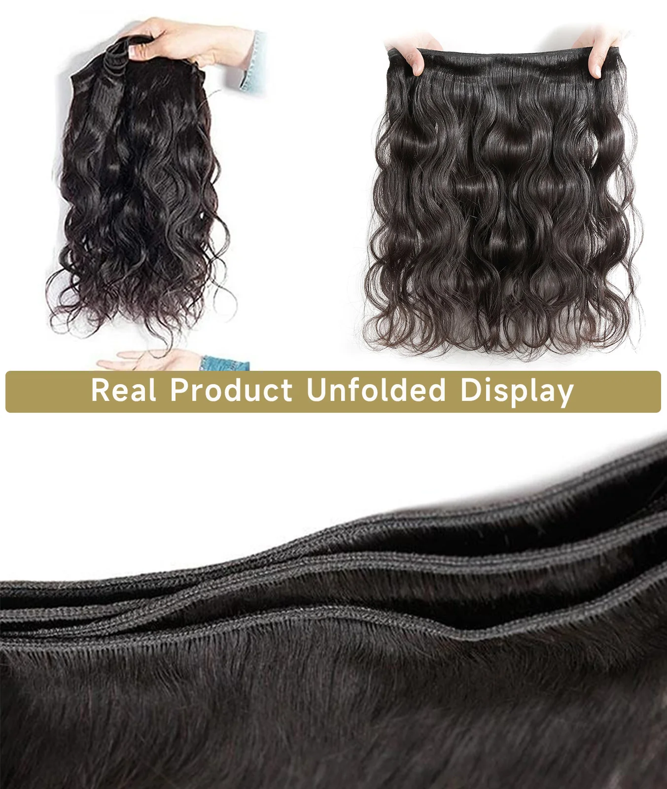 Body Wave 3 Bundles Deals Human Hair 100% Unprocessed 20 22 24 Inch Natural Wave Wavy Human Hair Extensions Weave