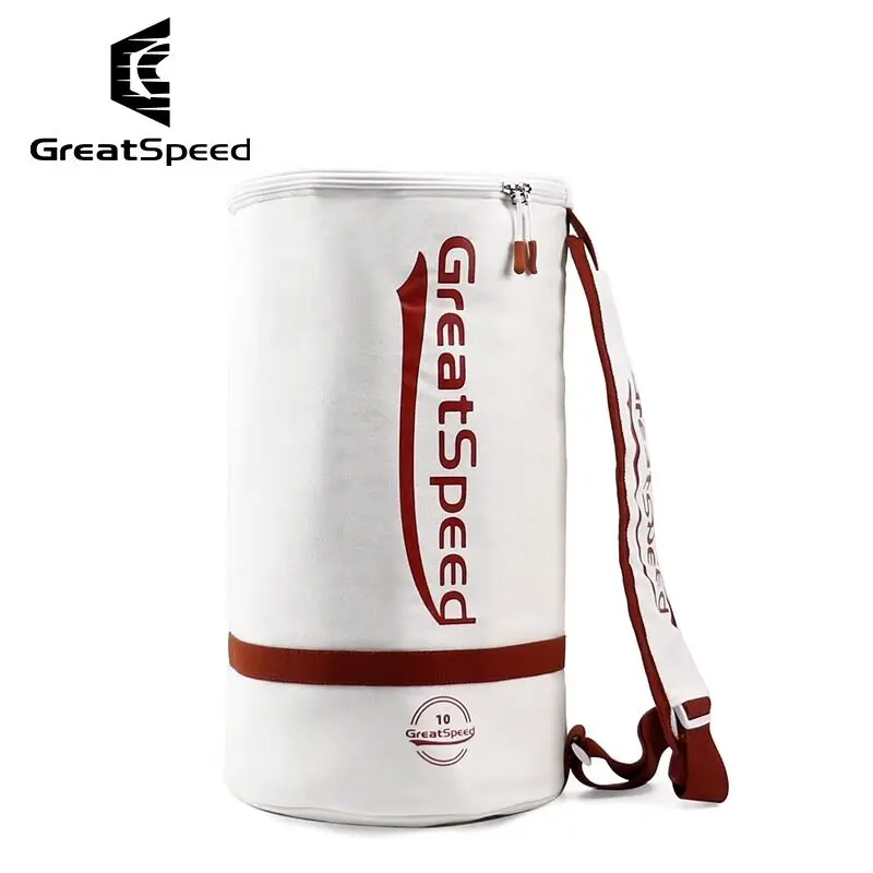 Greatspeed 테니스 공 가방 대용량 테니스 공 운반 가방 조절 가능한 어깨끈 스포츠 보관 가방