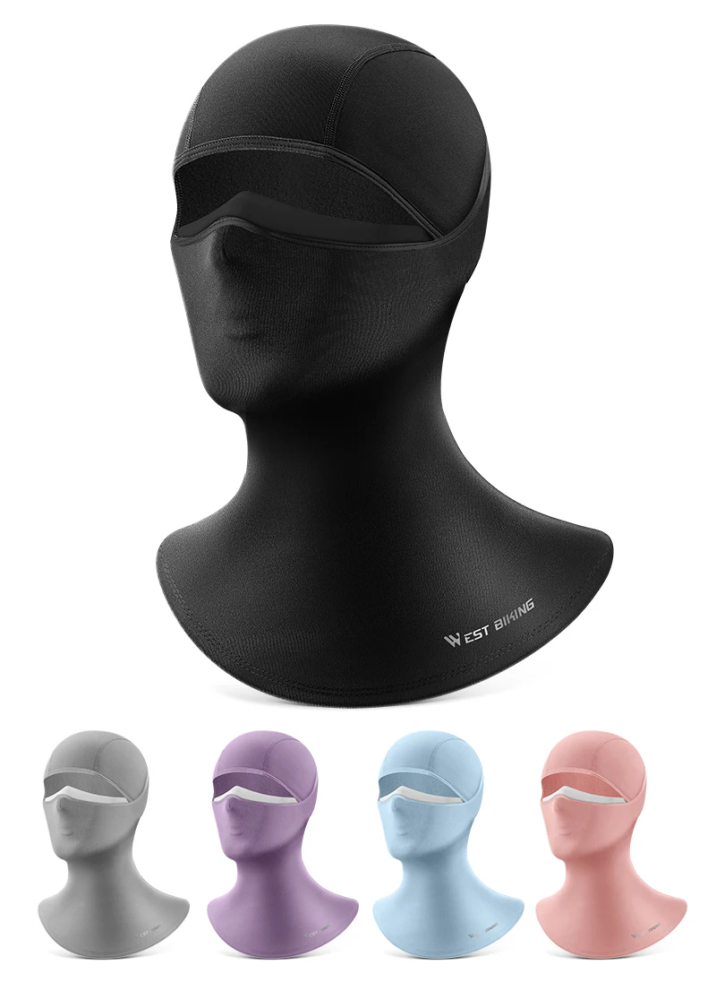 WEST BIKING Winter Taktische Maske Doppelschicht Radfahren Sturmhaube Fleece Halswärmer Schal Mütze Sport Laufen Wandern Ski Gesichtsmaske – Detail 3