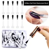 66/25pcs Disposable Nail Polish Brush With Handle Nail Polish Bottle Replacement Brush Nail Art Brush Liquid Applicators Brushes 2